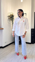 CAMICIA CUORICINO BIANCA