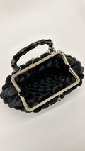BORSETTA NERA CON CHIUSURA CLIC CLAC