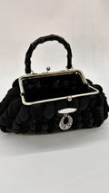 BORSETTA NERA CON CHIUSURA CLIC CLAC