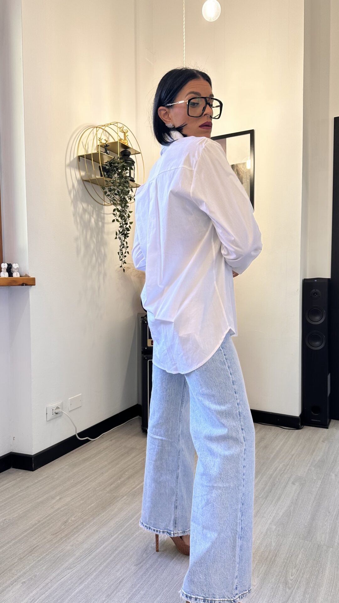 CAMICIA LUNGA CLASSICA BIANCA