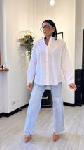 CAMICIA LUNGA CLASSICA BIANCA