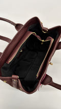 BORSA BAULETTO SCAMOSCIATA BORDEAUX
