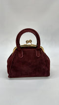 BORSETTA CON CLIP BORDEAUX