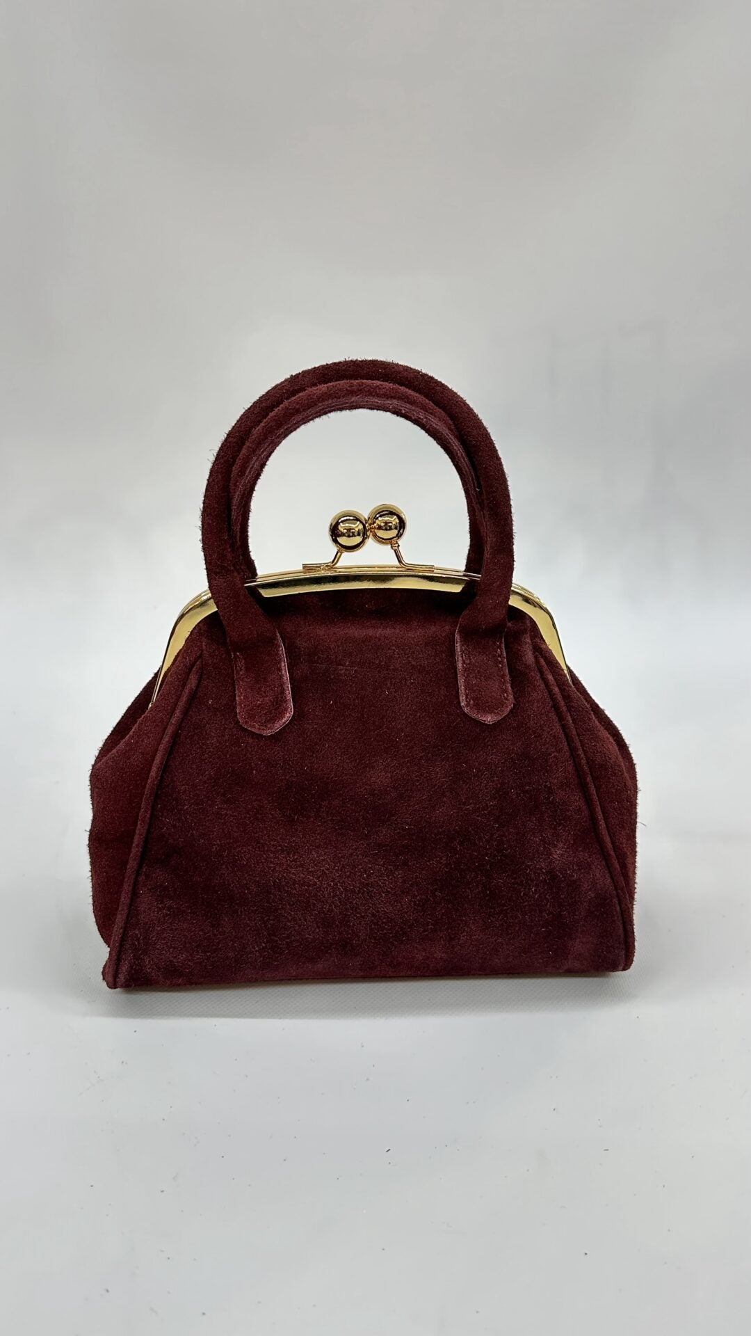 BORSETTA CON CLIP BORDEAUX