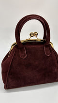 BORSETTA CON CLIP BORDEAUX