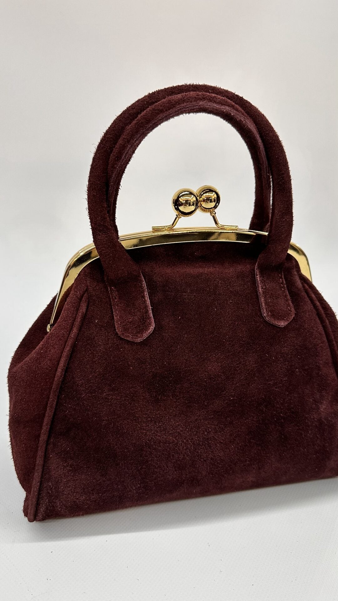 BORSETTA CON CLIP BORDEAUX