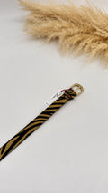 CINTURA IN CAVALLINO ZEBRATA