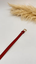 CINTURA CLASSICA ROSSA