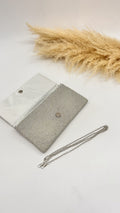POCHETTE SHINE ARGENTO