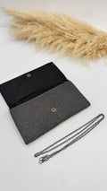 POCHETTE SHINE NERA