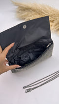 POCHETTE SHINE NERA
