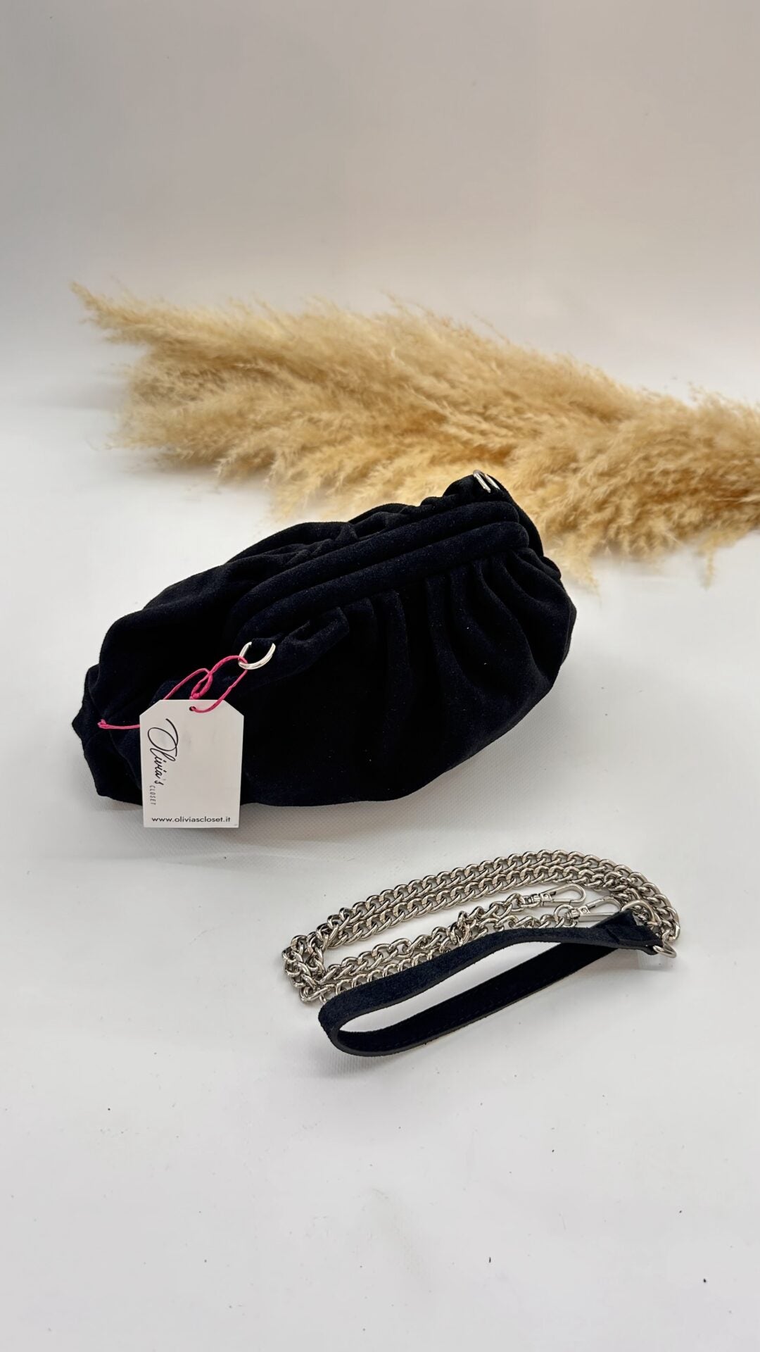 CLUTCH SCAMOSCIATA NERA