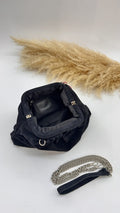 CLUTCH SCAMOSCIATA NERA