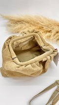 CLUTCH SCAMOSCIATA BEIGE
