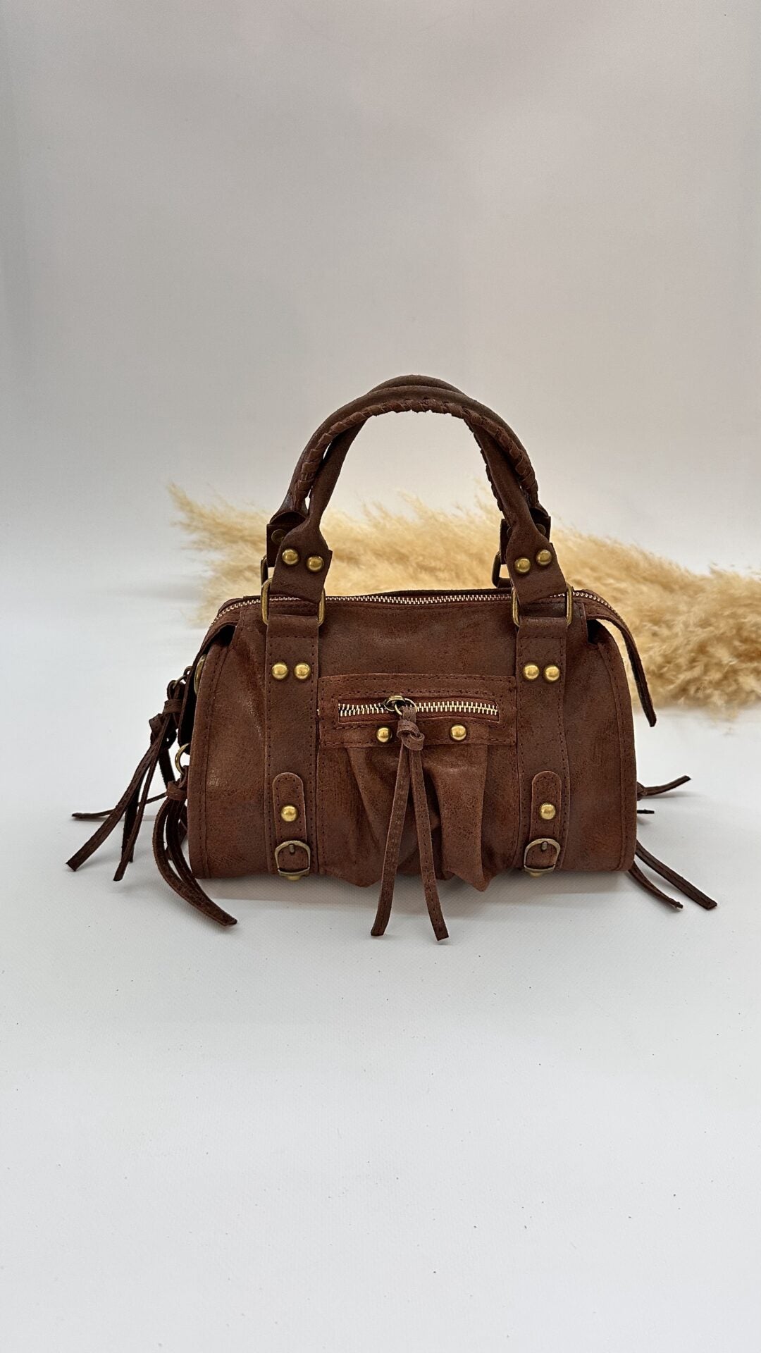 BORSA VINTAGE MARRONE