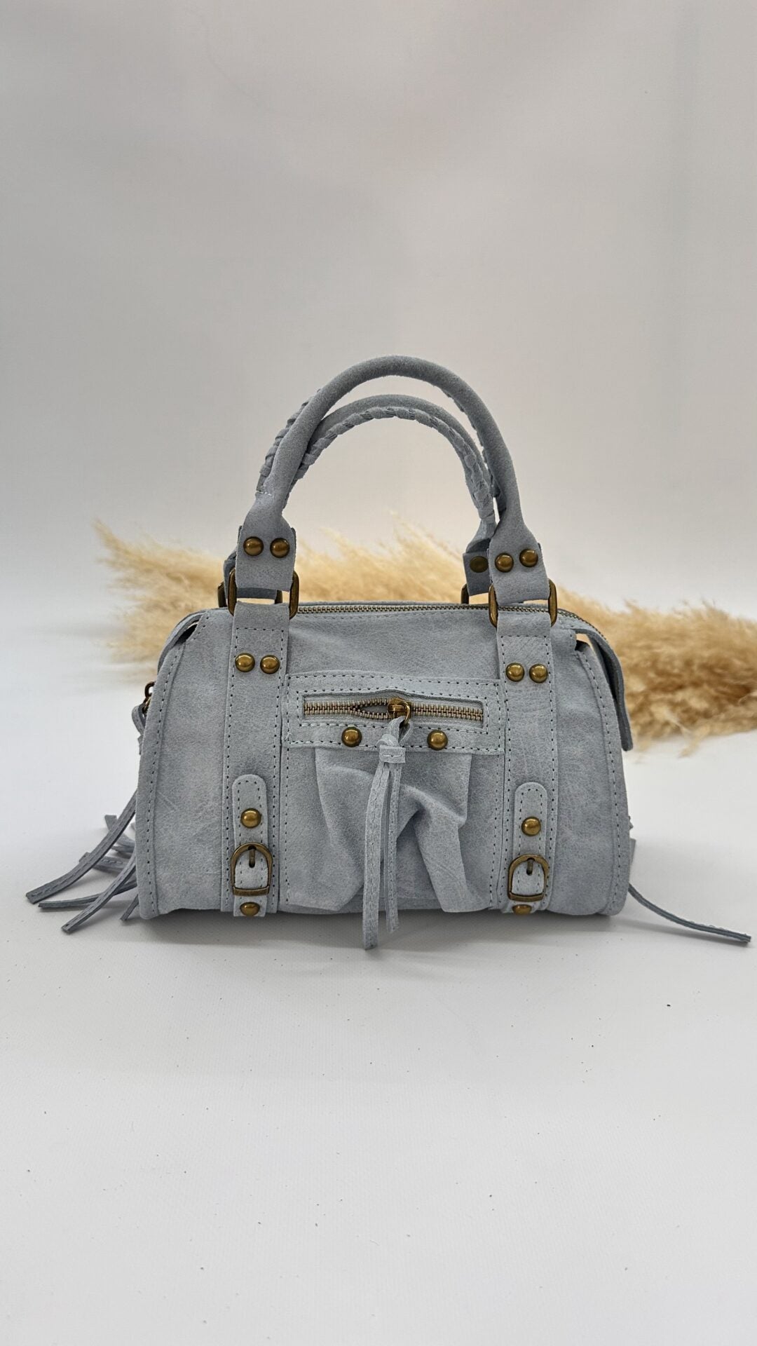 BORSA VINTAGE AZZURRA