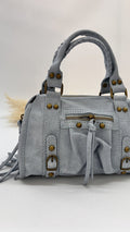 BORSA VINTAGE AZZURRA
