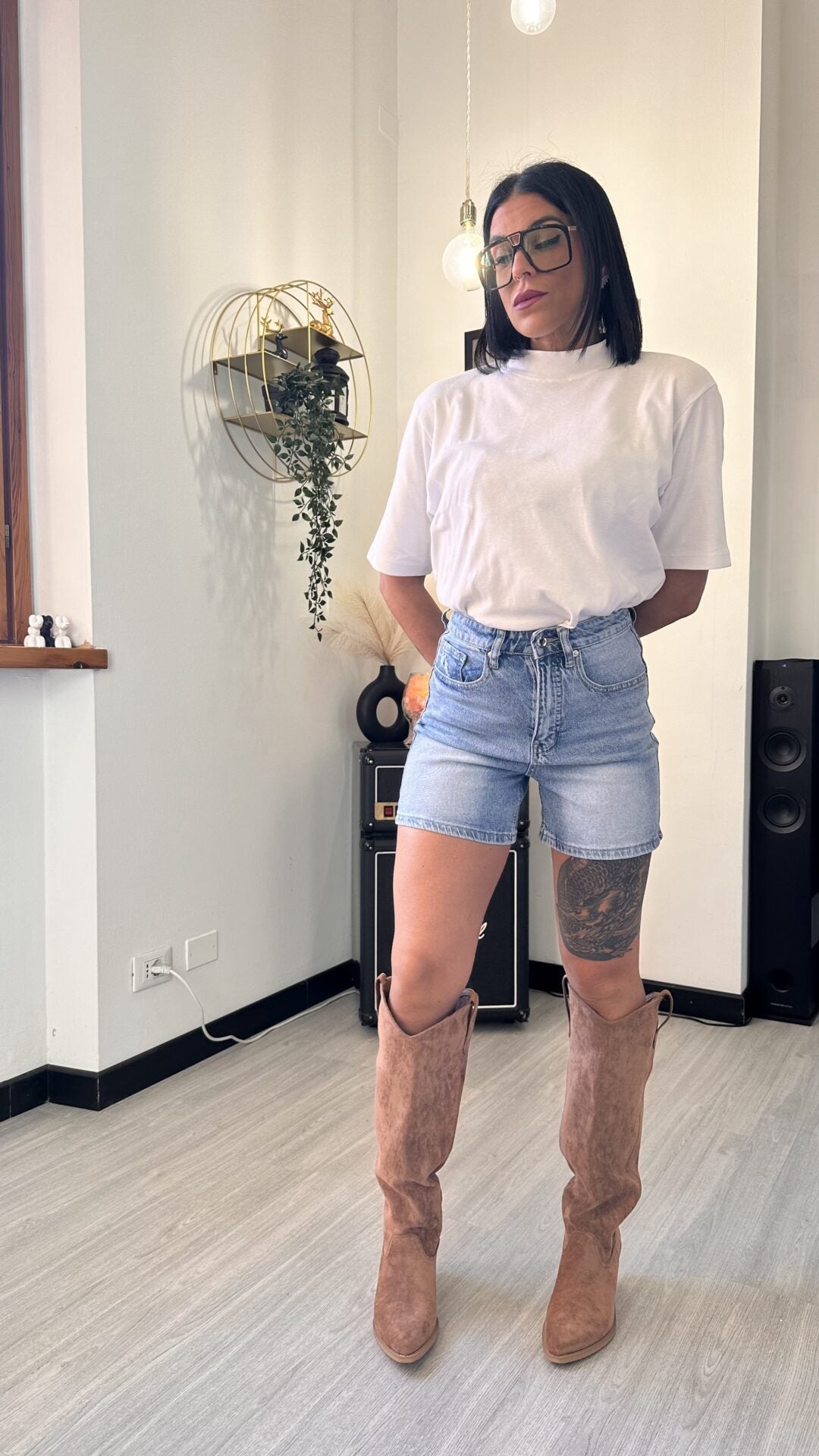JORTS CORTO SHINE GIALLO