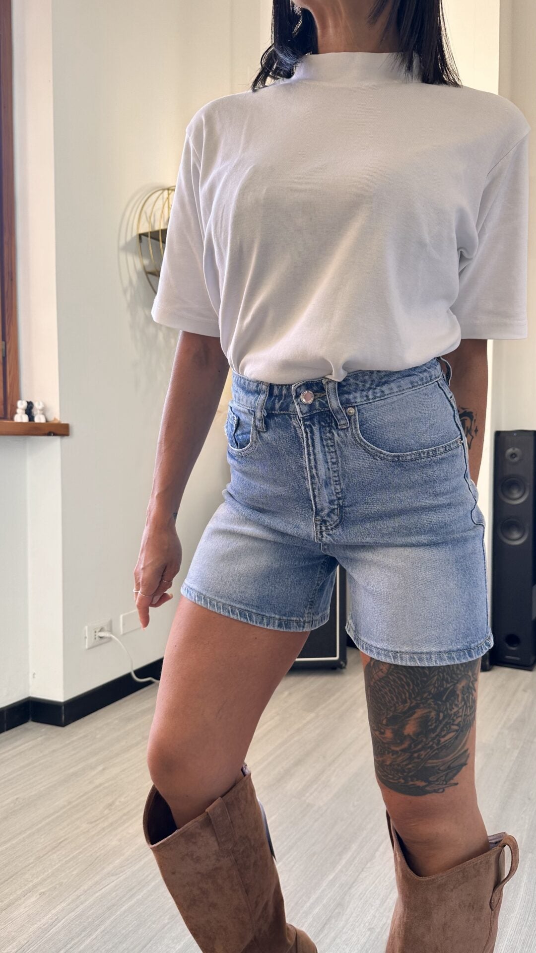 JORTS CORTO SHINE GIALLO