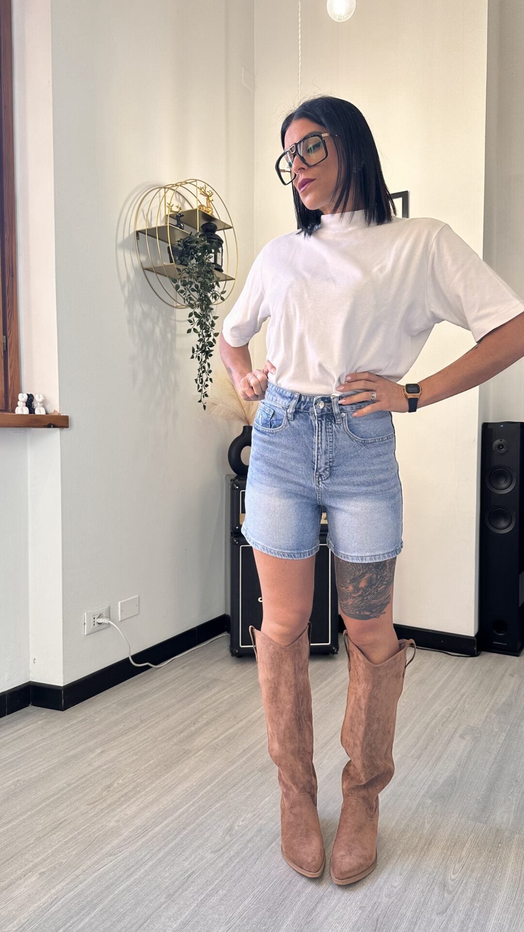 JORTS CORTO SHINE GIALLO