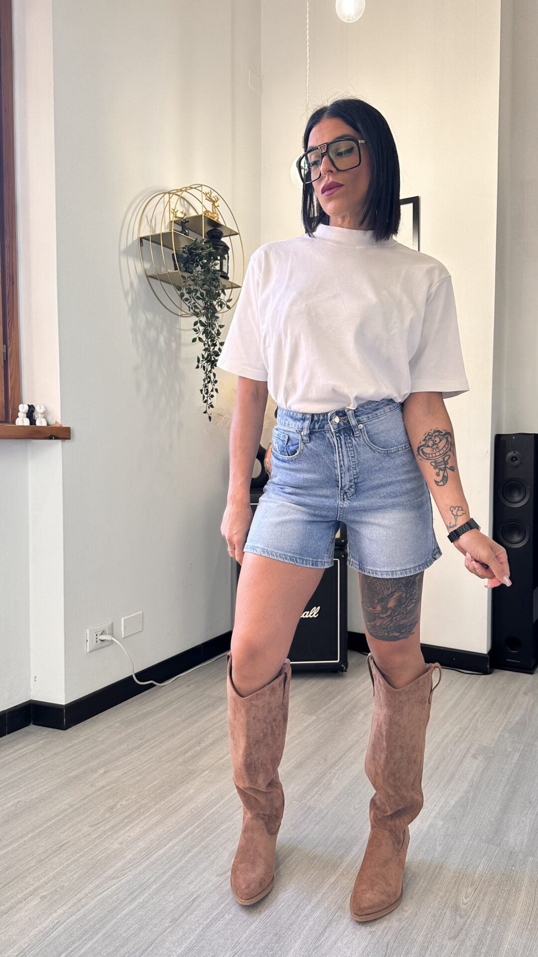 JORTS CORTO SHINE GIALLO