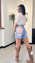 JORTS CORTO SHINE ROSA (XS)
