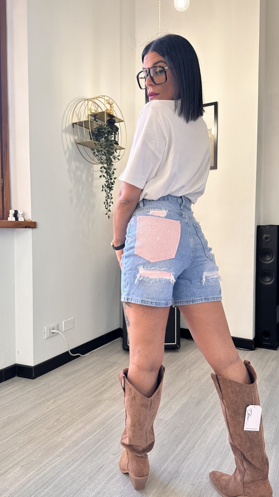 JORTS CORTO SHINE ROSA (XS)