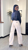 2350 JEANS BALLOON BIANCO