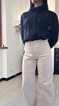 2350 JEANS BALLOON BIANCO