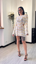ABITO COPRICOSTUME LUREX ARGENTO