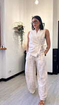 COORDINATO EFFETTO GRAFFITE BEIGE