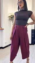 PANTALONE MORBIDO BALLOON VINACCIA