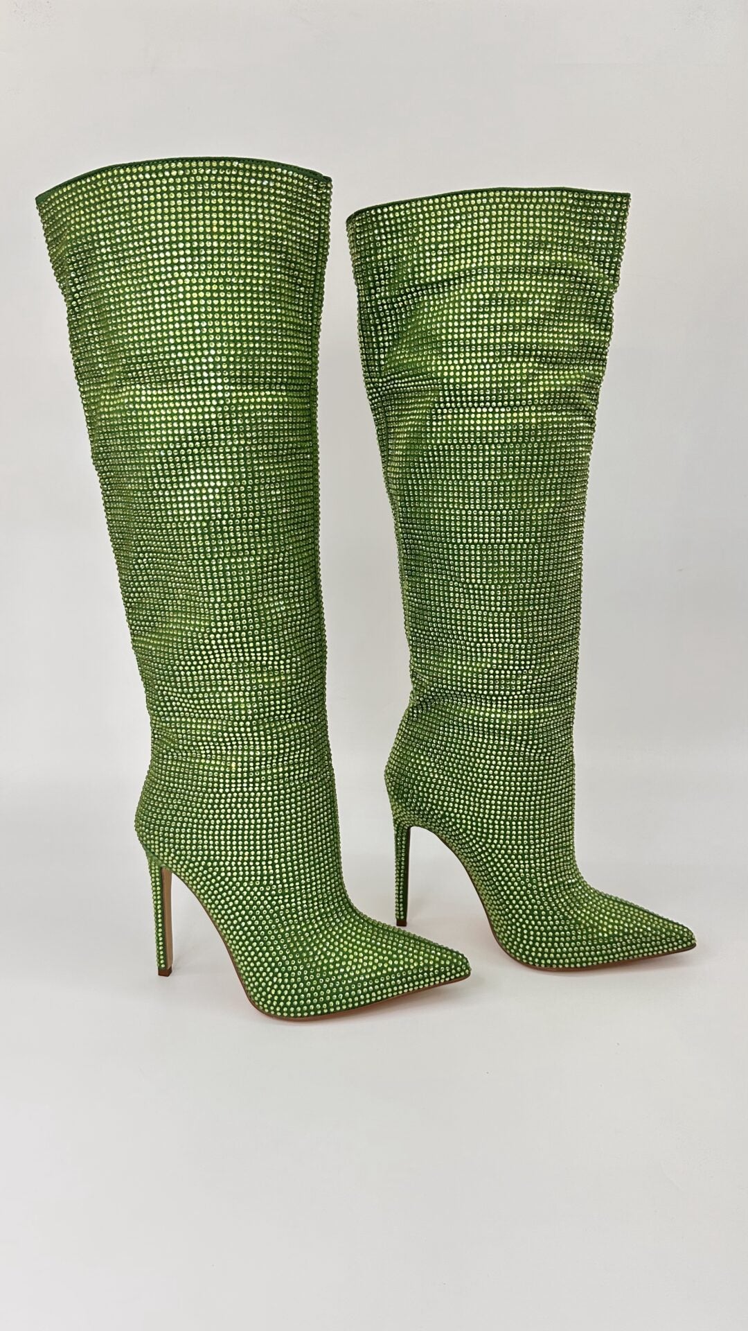 STIVALI STRASS VERDE