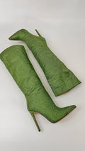 STIVALI STRASS VERDE