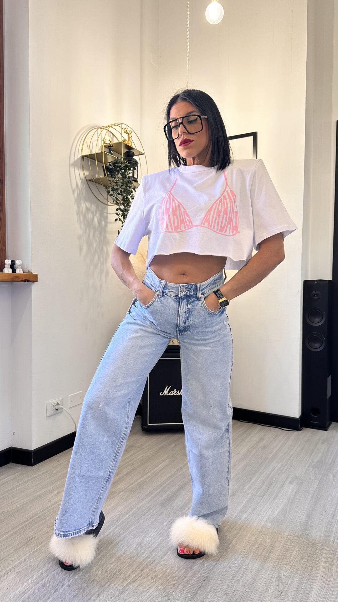 T-SHIRT AIR BAG BIANCA
