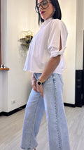 CAMICIA CON FIOCCO BIANCA