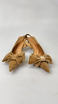 DECOLLETE TESSUTO KHAKI BASSE (38)