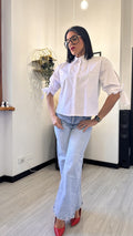 CAMICIA CON FIOCCO BIANCA