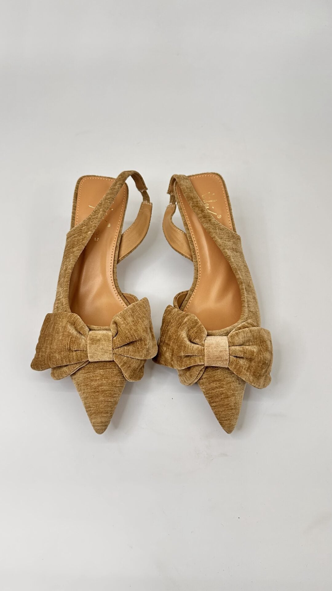 DECOLLETE TESSUTO KHAKI BASSE (38)