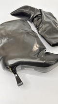 STIVALETTI OVERSIZE BASSI NERI (38/39)