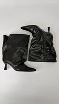 STIVALETTI OVERSIZE BASSI NERI (38/39)
