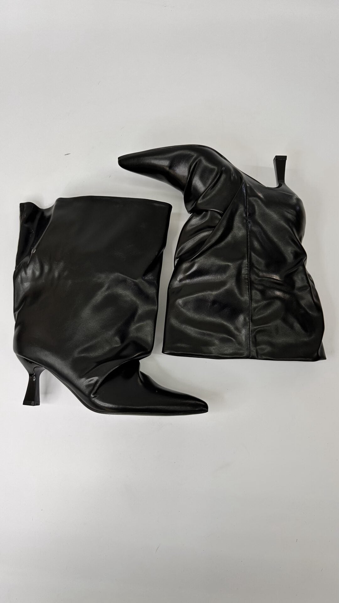 STIVALETTI OVERSIZE BASSI NERI (38/39)