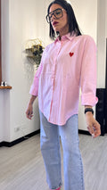 CAMICIA CUORICINO ROSA