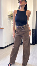 423 JEANS DOUBLE MARRONE