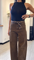 423 JEANS DOUBLE MARRONE