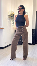 423 JEANS DOUBLE MARRONE