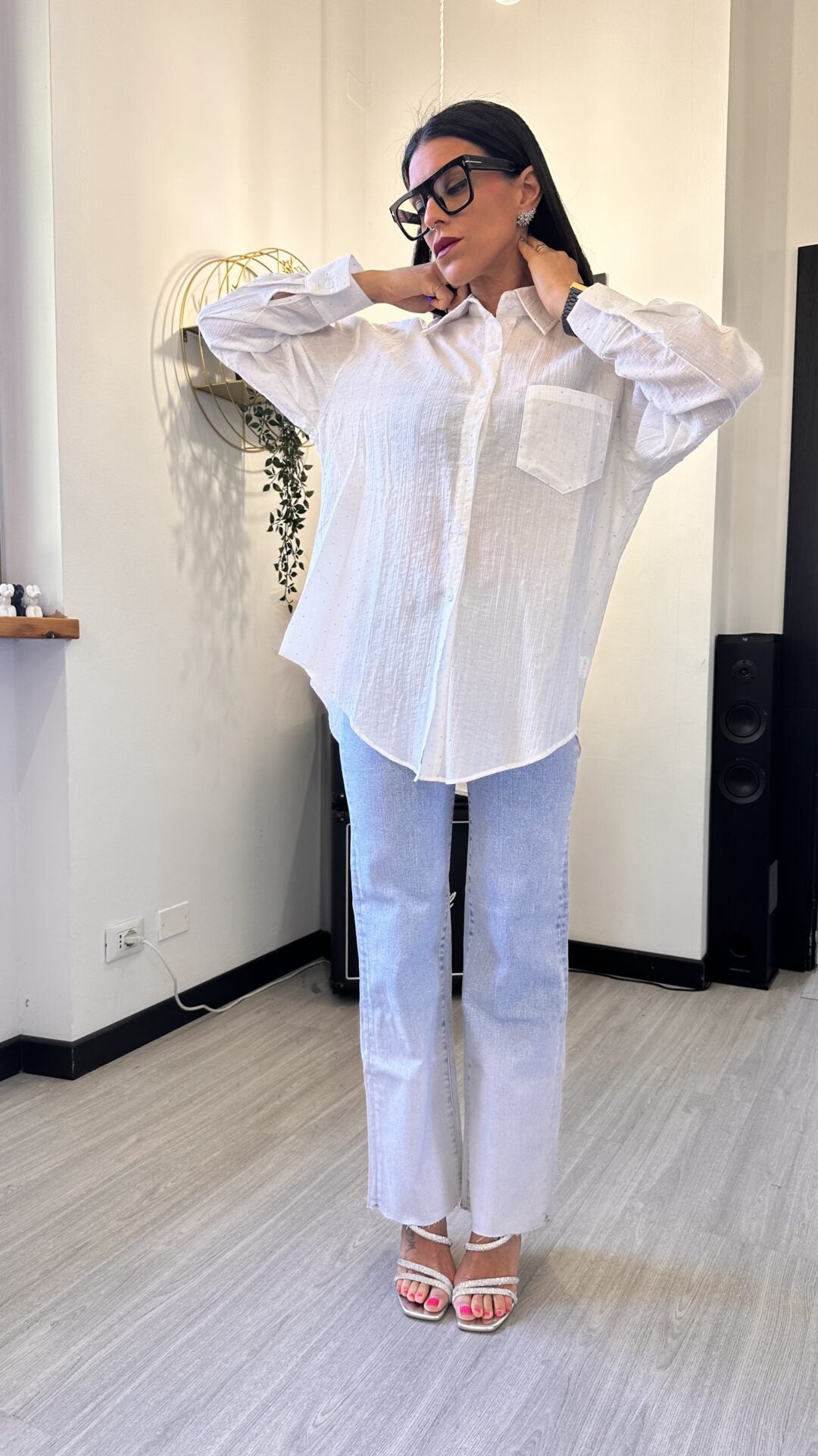 CAMICIA SHINE BIANCA
