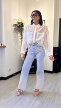 CAMICIA VELATA BIANCA