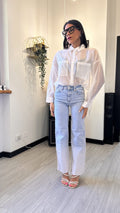 CAMICIA VELATA BIANCA