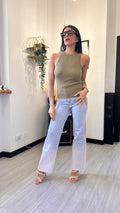 TOP CANETTATO SHINE MILITARE